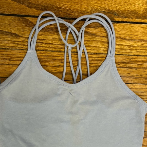 Ivivva Lululemon Blue Serene Heart Tank, size 10 - Picture 10 of 10